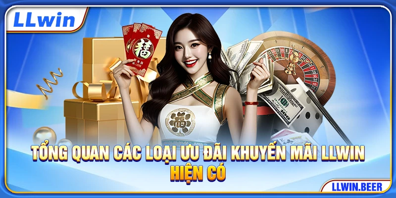 Tổng quan các loại ưu đãi khuyến mãi LLWIN hiện có Tổng quan các loại ưu đãi khuyến mãi LLWIN hiện có